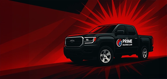 Prime Heating & Air truck