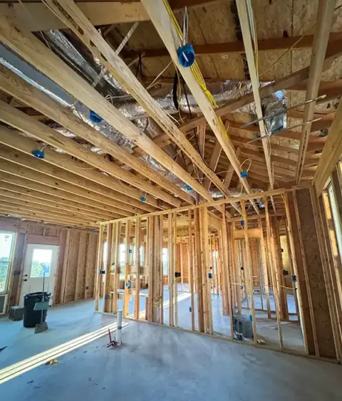 Prime Heating & Air installed duct work in a brand new commercial build.